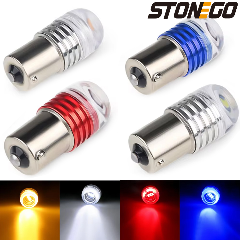 Sos Light Strobe - Stonego ไฟท้ายรถ12V LED ไฟเบรกท้ายรถไฟกระพริบไฟเตือนรถจักรยานยนต์หลอดไฟสีแดงแรงกว่า